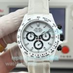 Swiss Clone Rolex 4801 Daytona White Dial White Ceramic Case Limited Edition Watch 